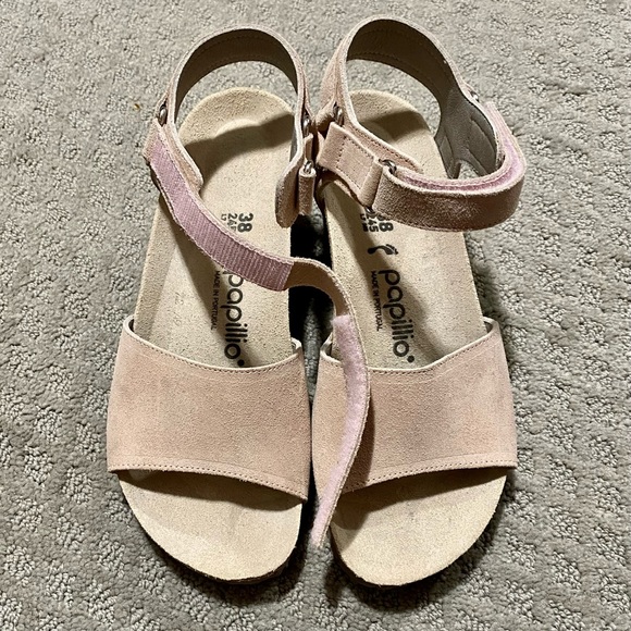 NWOT Papillio Birkenstock Eve Wedge Sandal sz 38 (sz 7-7.5) - Picture 7 of 7